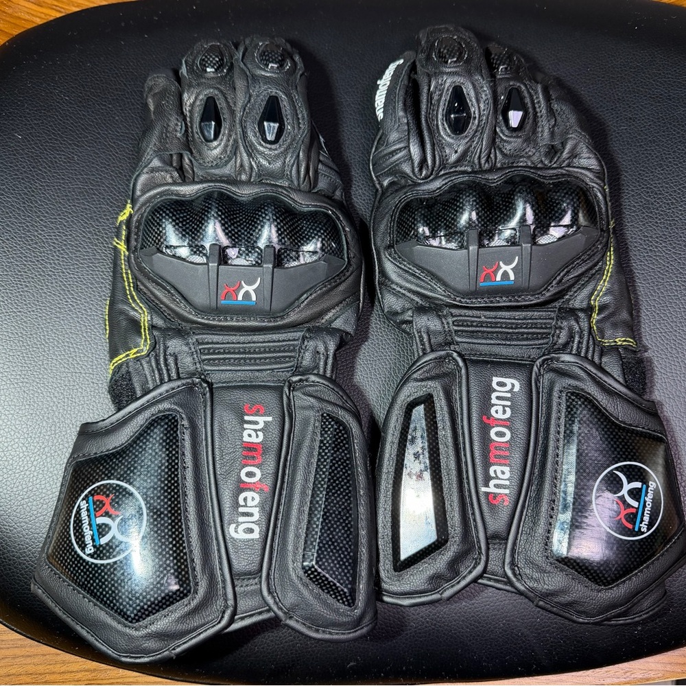 Shamofeng Black Motorcycle Gloves New